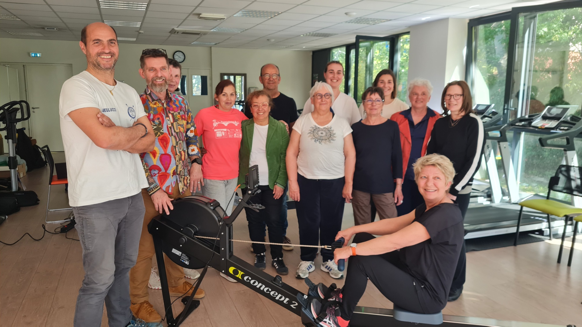 Cancer: a rower for patients at the Sainte-Catherine Institute