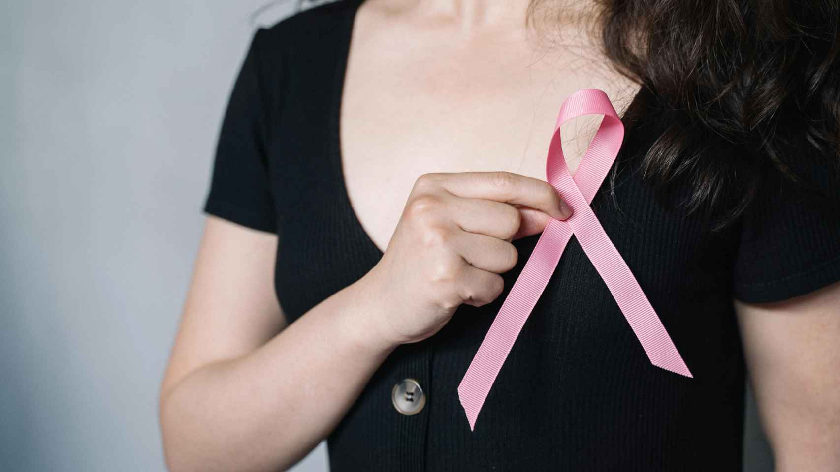 Lazo rosa por el cáncer de mama