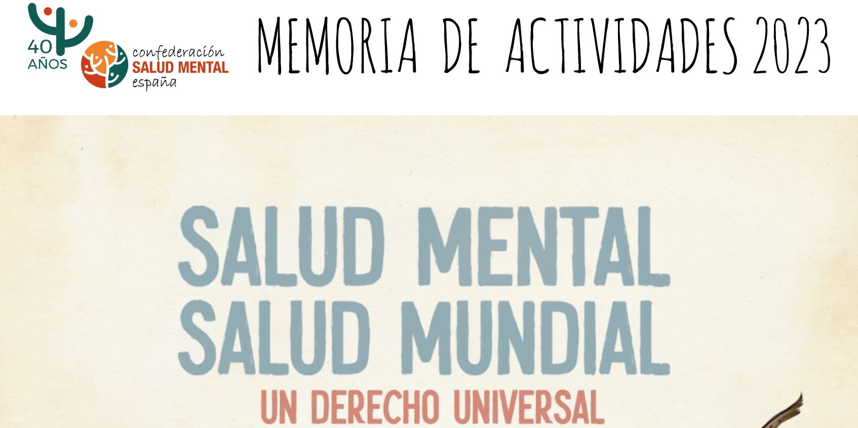MENTAL HEALTH SPAIN publishes the 2023 Activities Report