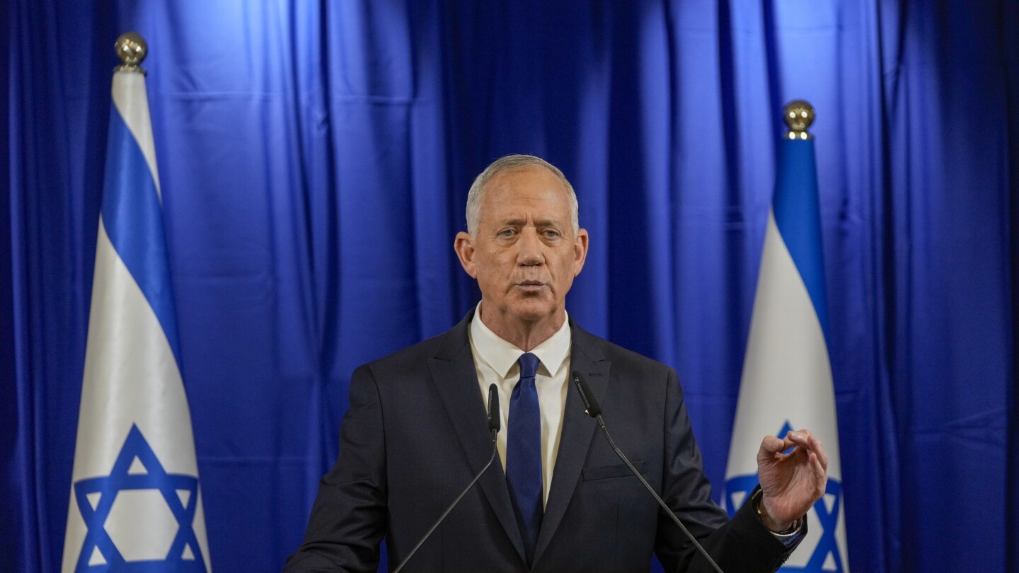 Gantz, member of Israel's War Cabinet, resigns due to lack of post-war plan for Gaza